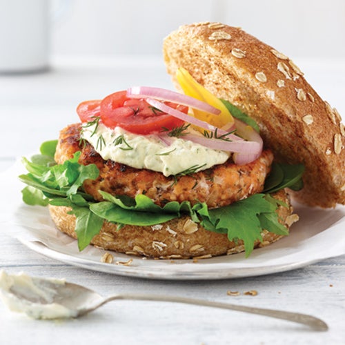 SmokedSalmonBurger