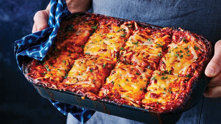 Spicy Enchilada Lasagna 69 web Healthy Enchilada Recipe