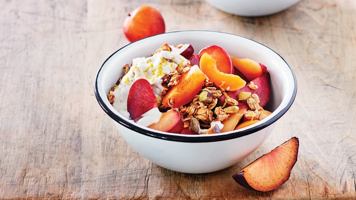 Granola-Topped-Apricot-and-Plum-Bowl-with-Tahini-Yogurt-Dressing-70-web Granola-topped Apricot & Plum Bowl with Tahini Yogurt Dressing