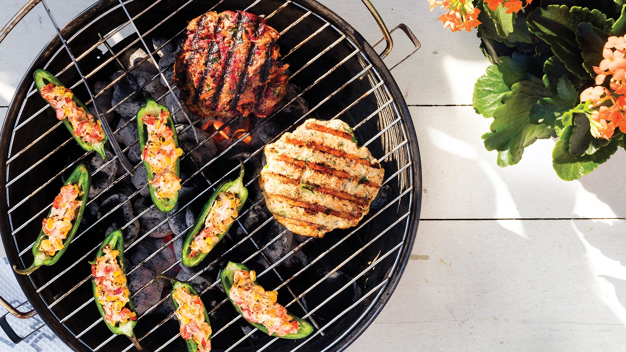 Smoky and Stuffed Jalapeño Peppers recipe