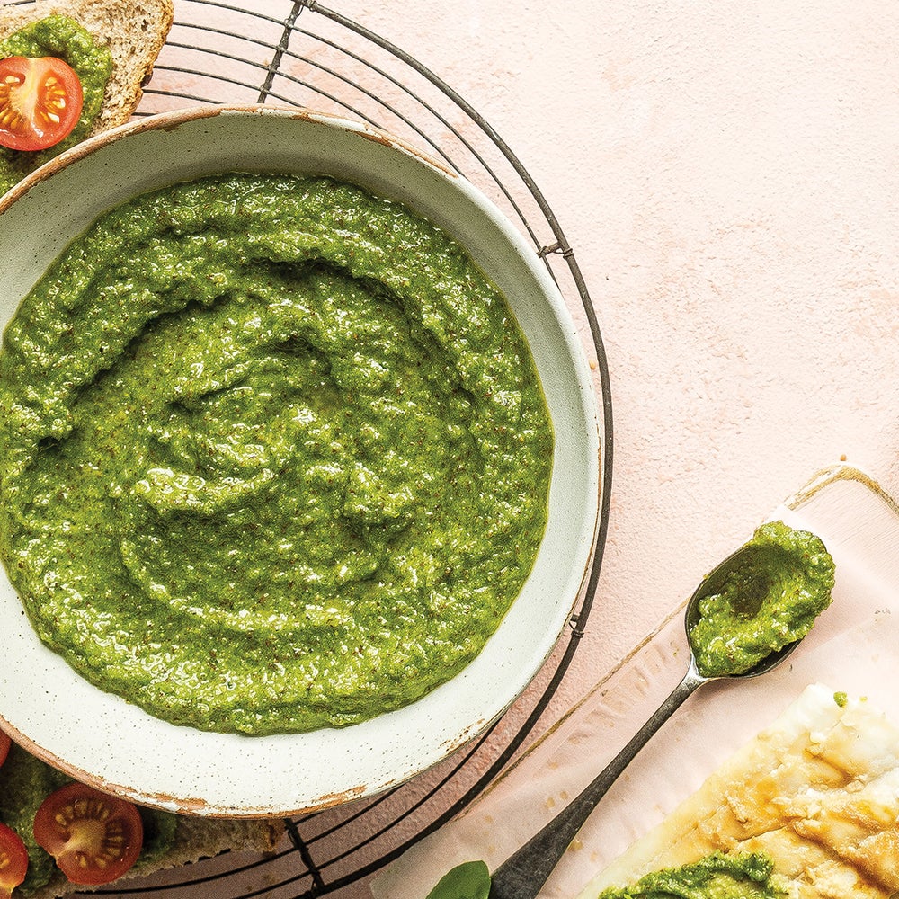 Basil, Chive &#038; Parsley Blender Pesto-image