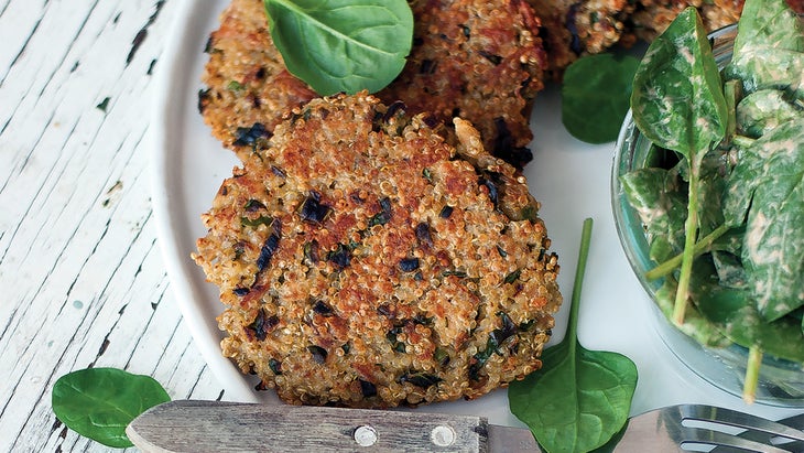 Healthy salmon burger recipe