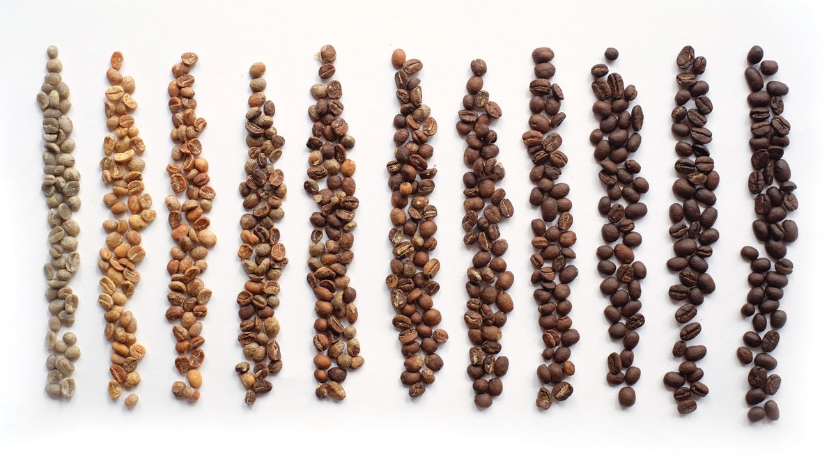 Roasting level of coffee beans impacts antioxidant level