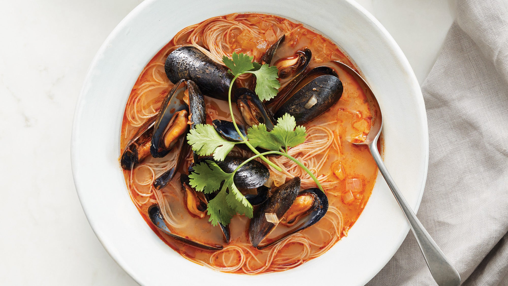 Thai Curry Mussels Soup Clean Dinner Recipes