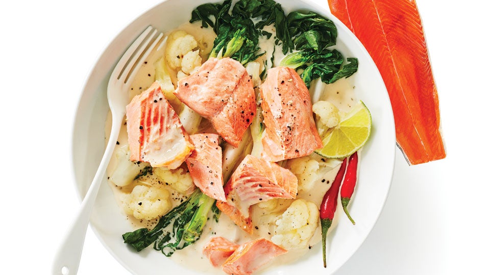 Coconut Lemongrass Wild Salmon