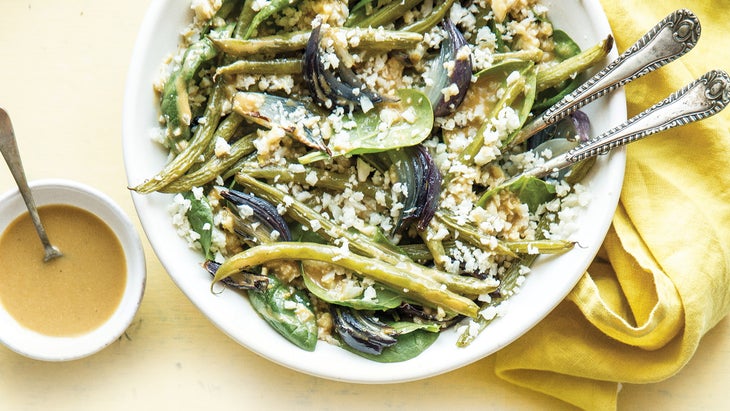 Complements_Spinach-&-Cauli-Rice-Salad-with-Cashew-75-web Spinach and Cauli Rice Salad with Cashew Dressing recipe