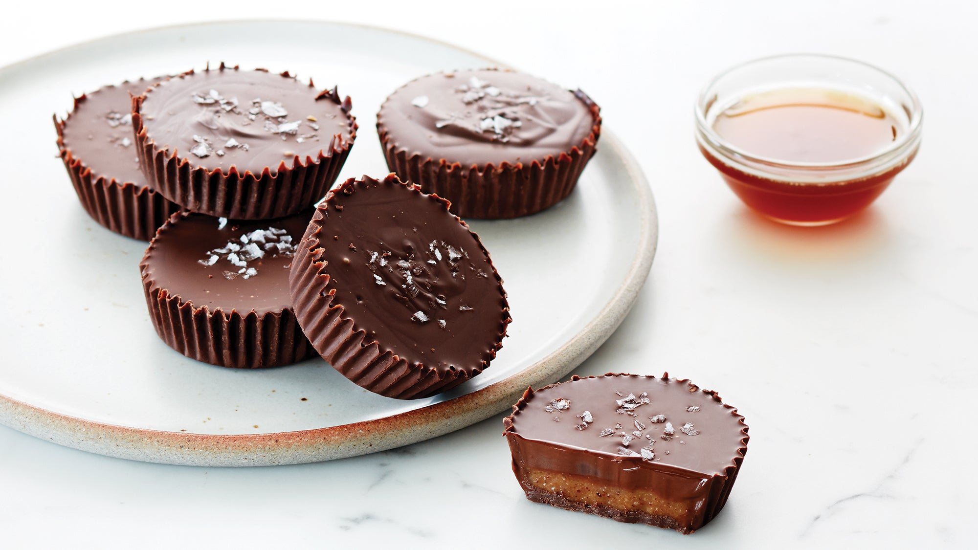 Salted Chocolate Almond Butter Cups