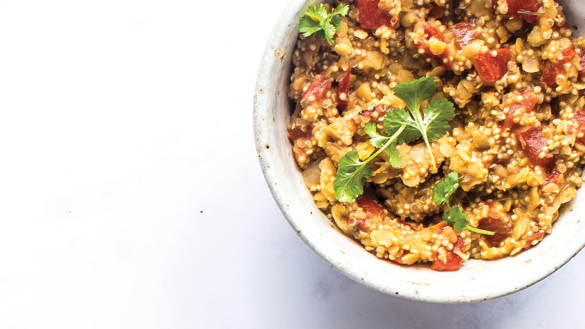 Moroccan Lentils & Quinoa Recipe