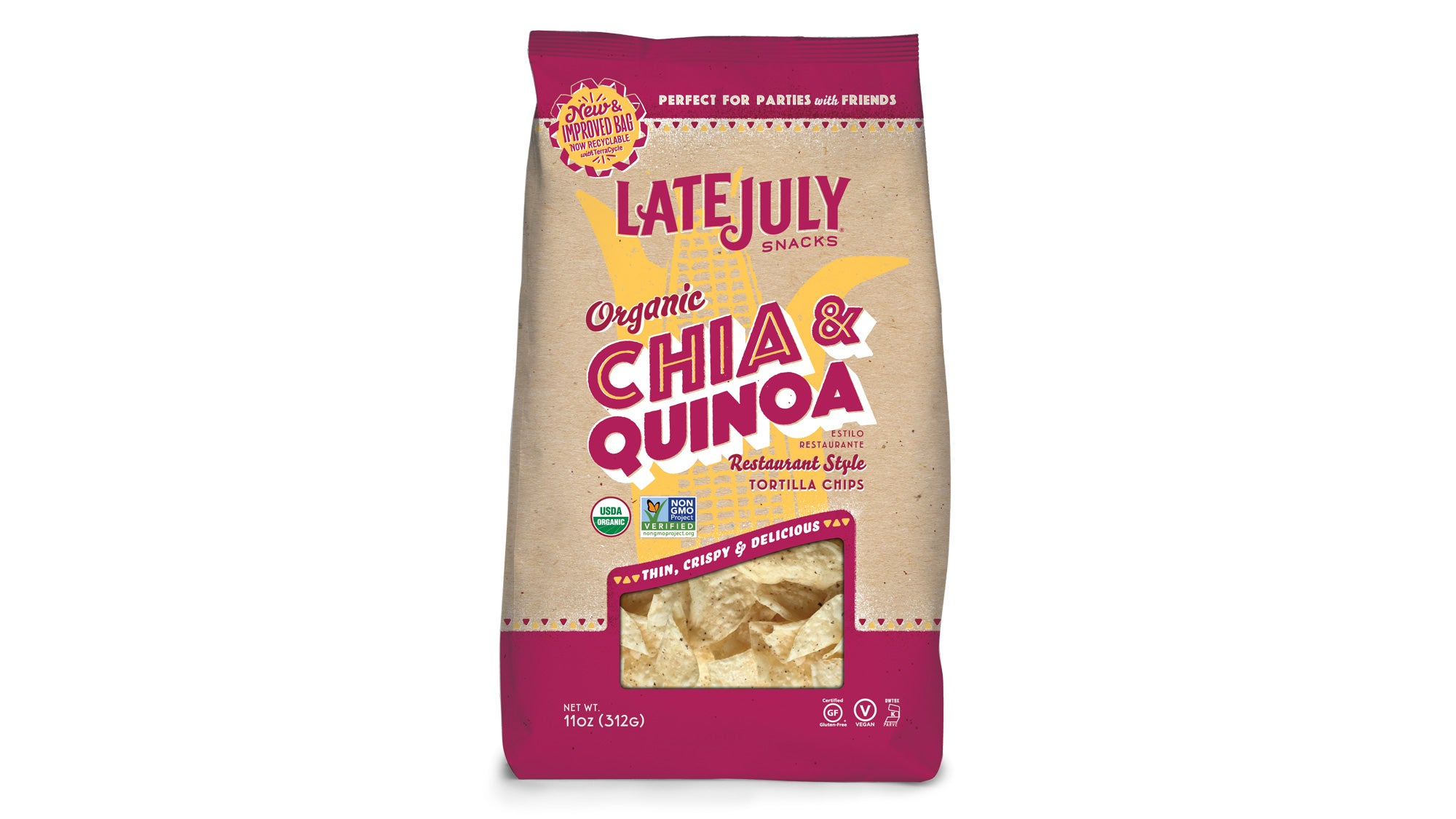 Late July Organic Chia & Quinoa Tortilla Chips