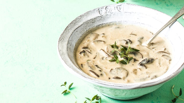 New-Fashioned Cream of Mushroom Soup