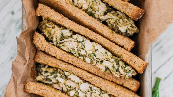 Chicken Salad Pesto Sandwich