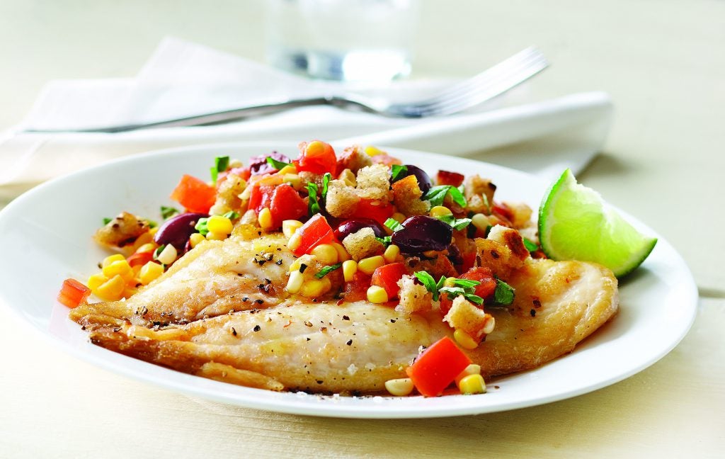 Tilapia with Tomatoes and Corn Recipe