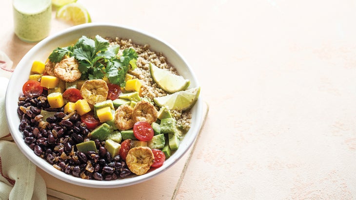 Cuban-Black-Bean-and-Quinoa-Bowls-with-Plantain-Chips-70-web Cuban Black Bean & Quinoa Bowls with Plantain Chips