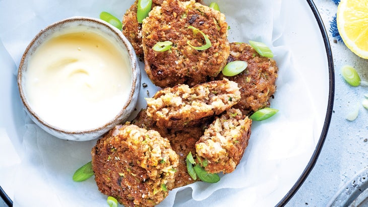 Cajun-Shrimp-Cakes-with-Lemon-Mayo_86-web Cajun Shrimp Cakes with Lemon Mayo recipe