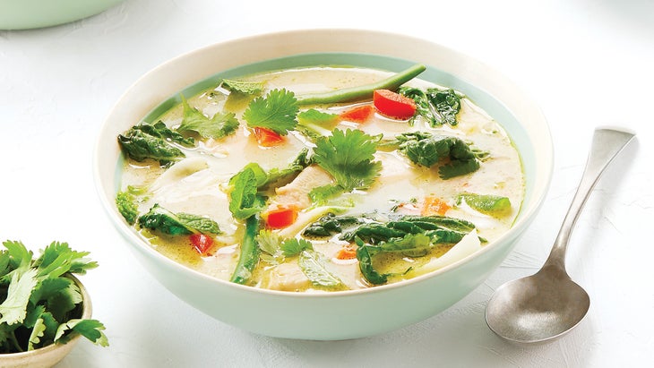 Spicy Coconut Chicken Soup recipe
