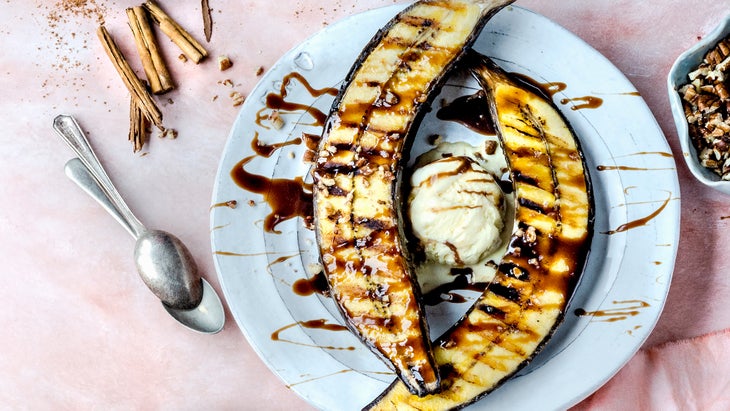 Grilled-Plantains-with-Coconut-Milk-Dulce-de-Leche_87-WEB Grilled Plantain Sundaes with Coconut Milk Dulce de Leche recipe