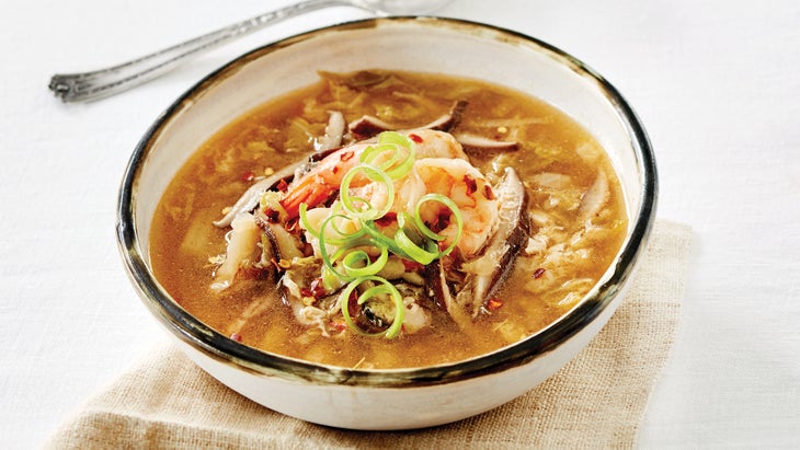 Egg Drop Soup with Shiitake Mushrooms and Shrimp Egg Drop Soup with Shiitake Mushrooms and Shrimp