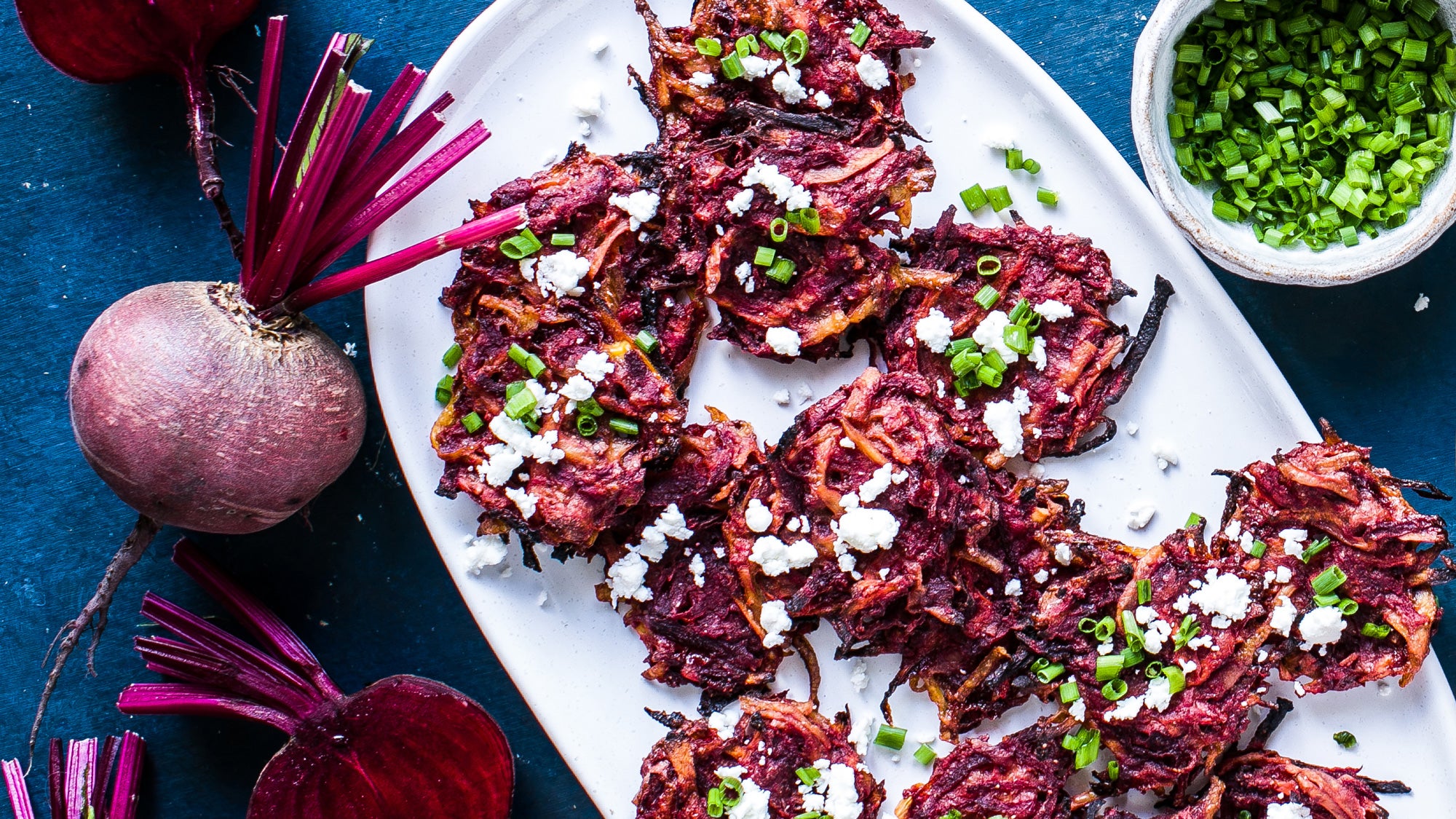 Mini Beet & Carrot Latkes