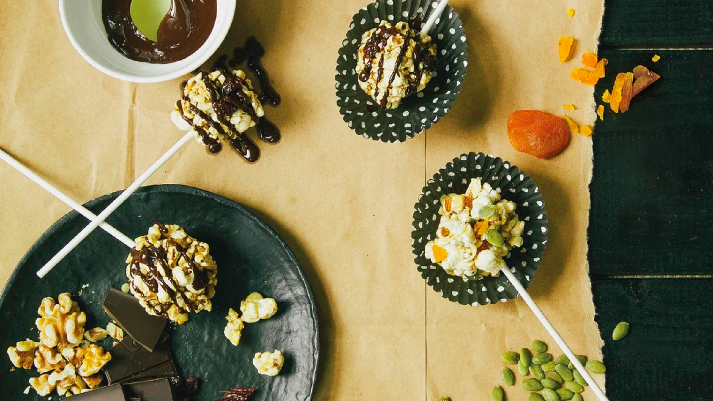 Halloween popcorn balls