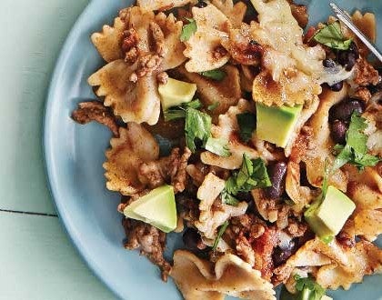 Mexican Chile Beef & Farfalle Bake image None
