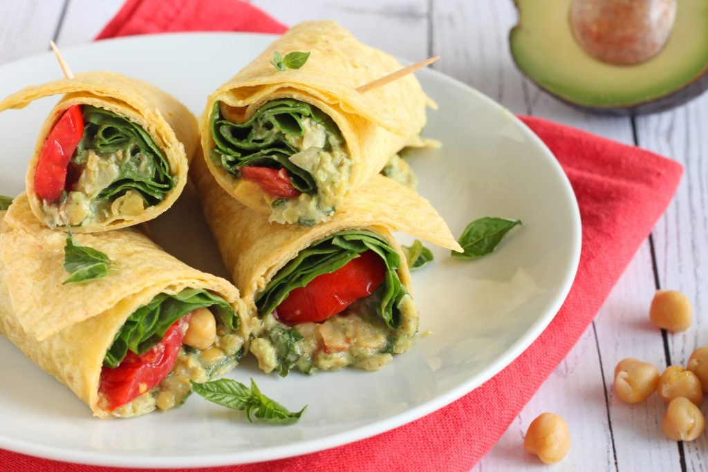 Chickpea & Avocado Wrap Recipe
