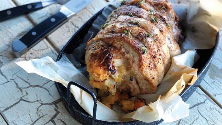 Pork Loin Roast with Butternut Fontina Stuffing Pork Loin Roast with Butternut Fontina Stuffing Recipe