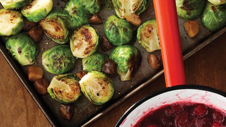 Roasted Brussel Sprouts with Chestnuts Roasted Brussel Sprouts with Chestnuts