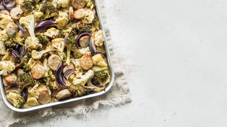 Roasted-Vegetables-with-Chicken-Sausage-75-web Roasted Vegetables with Chicken Sausage recipe