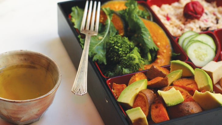 Roasted Winter Squash Bento Salad Roasted Winter Squash Bento Salad recipe