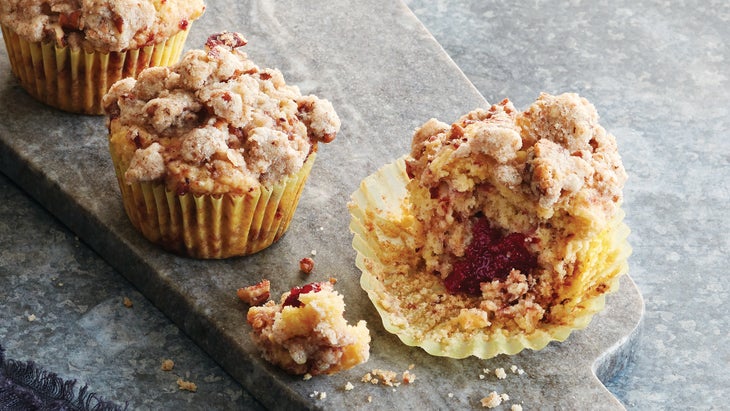 Cranberry Pecan Steusel Muffins Cranberry Pecan Steusel Muffins