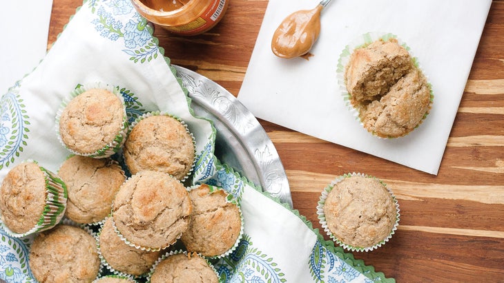 Peanut Butter Maple Banana Muffins Peanut Butter Maple Banana Muffins Recipe