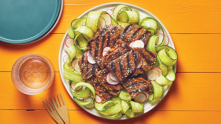Korean-Flanken-Ribs-with-Shaved-Cucumber-and-Daikon-Salad_93-web Korean Flanken Ribs recipe