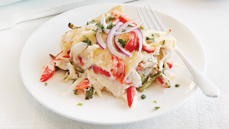 Creamy Chicken Enchilada Casserole 63 web Creamy Chicken Enchilada Casserole