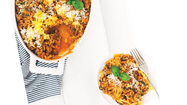 Roman Beef Spaghetti Bake Beef spaghetti bake recipe