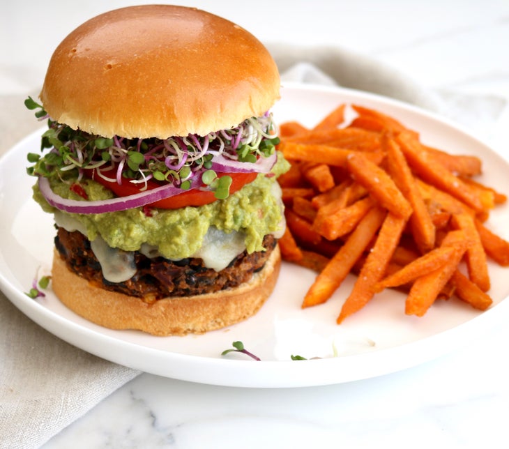 Black Bean Burger 1 Wholly Guacamole Black Bean Burger