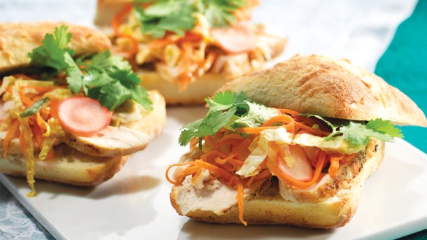 Chicken Banh Mi Sandwich