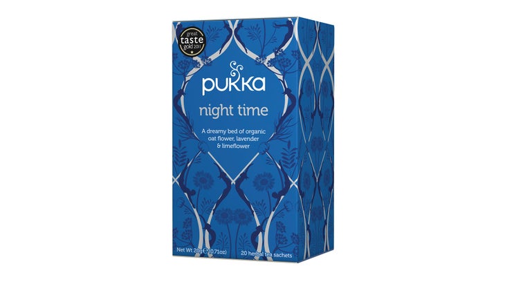Blue box of tea