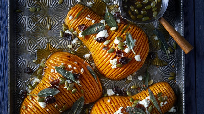 Honey Hasselback Squash