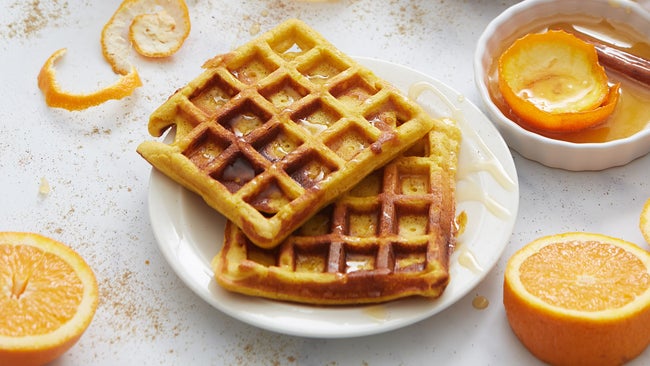 Gluten-Free Pumpkin Spiced Waffles
