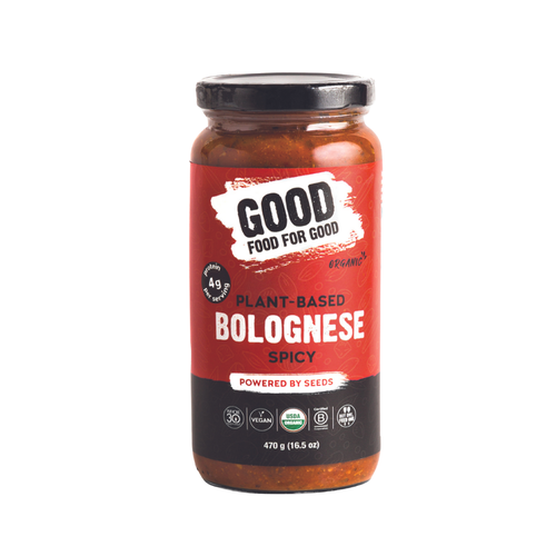 Good Food For Good's Organic Plant-Based Bolognese - Spicy