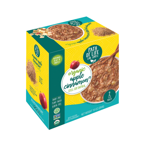 Path of Life Organic Apple Cinnamon Steel Cut Oatmeal