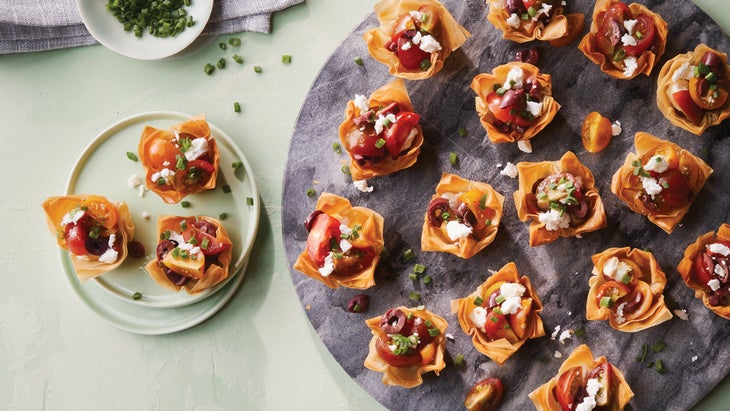 Phyllo Bruschetta Cups