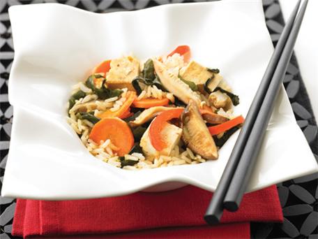 30LowCalMeals25 Low Calorie Meal Wakame Rice Salad with Tofu