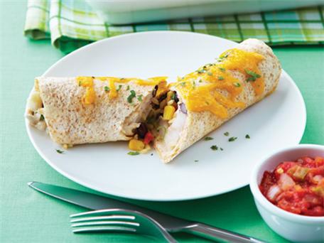 30LowCalMeals30 Low Calorie Meal: Halibut and Black Bean Burrito Casserole