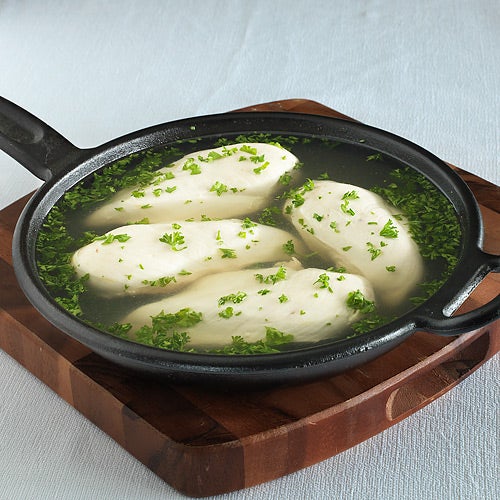 poached chicken