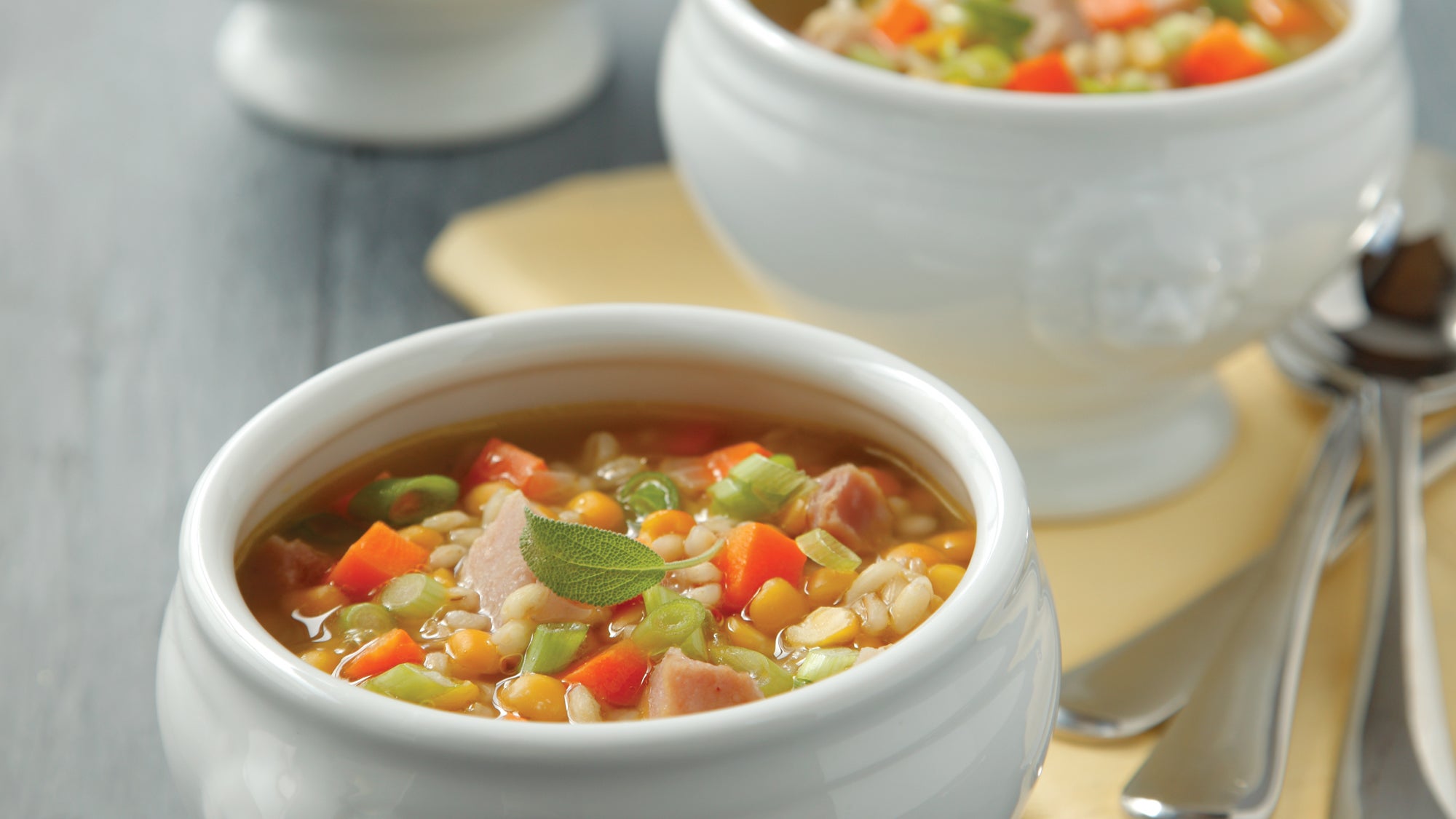 Split Pea Soup with Ham & Barley Clean Soup Recipes
