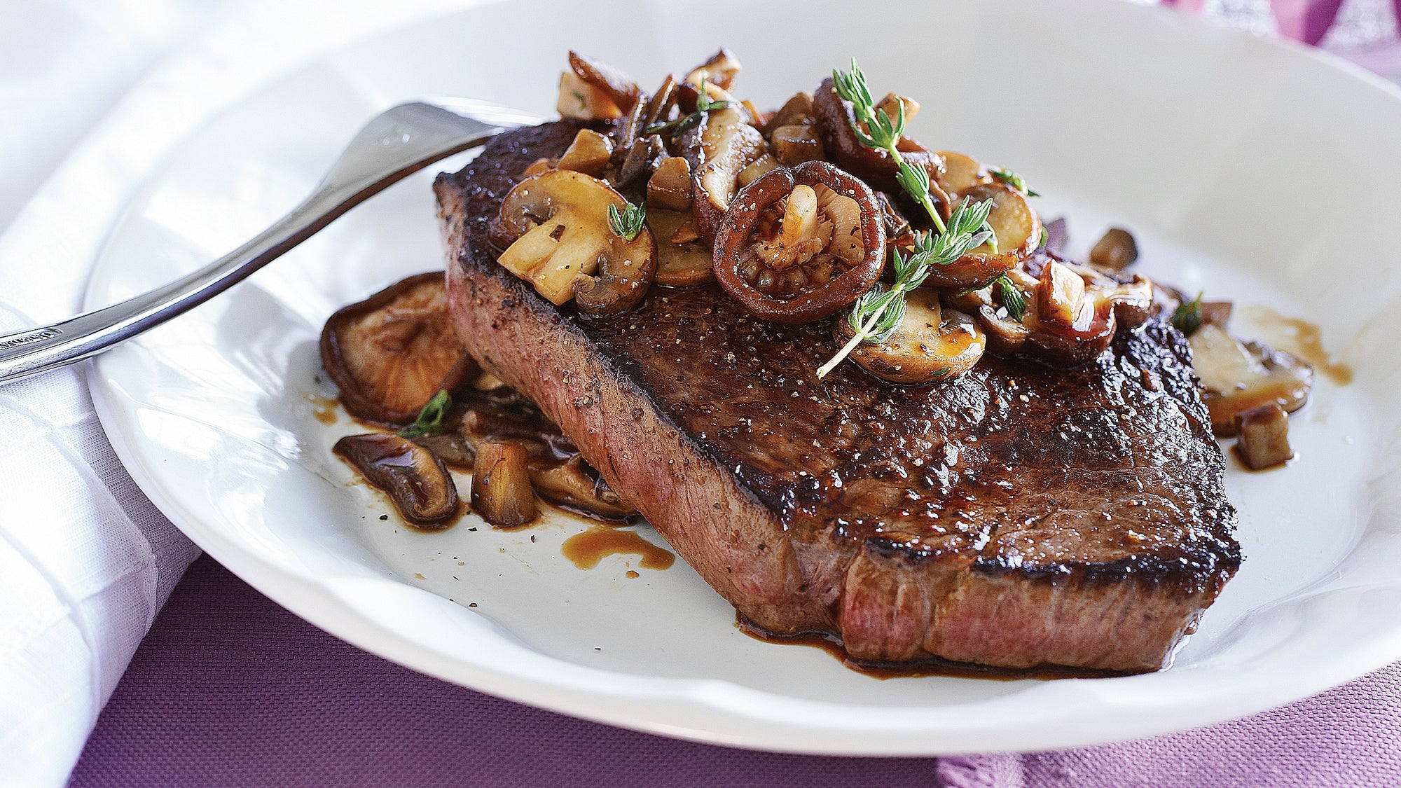 Steak With Mushrooms Recipe