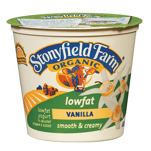 Stonyfield Farm Lowfat Organic Yogurt in French Vanilla Review