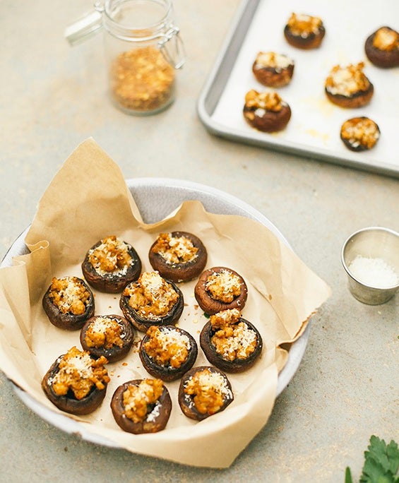 Super Bowl Stuffed Mushrooms Super Bowl Stuffed Mushrooms