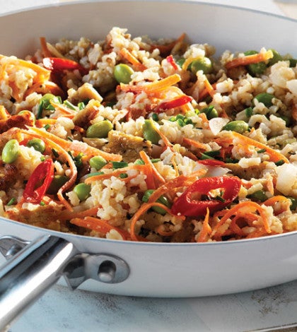 Kimchi Fried Rice with Tempeh image None